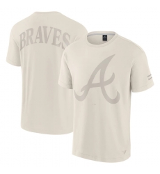 Men Fanatics Cream Atlanta Braves Elements Iconic T Shirt