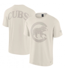 Men Fanatics Cream Chicago Cubs Elements Iconic T Shirt