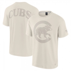 Men Fanatics Cream Chicago Cubs Elements Iconic T Shirt