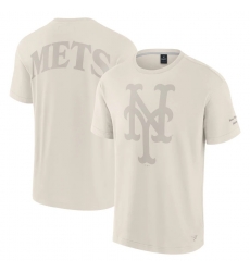 Men Fanatics Cream New York Mets Elements Iconic T Shirt