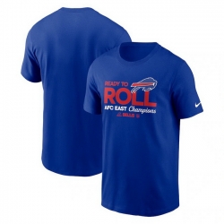 Men Nike Royal Buffalo Bills 2024 Afc East Division Champions Locker Room Trophy Collection T Shirt