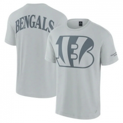 Men Fanatics Gray Cincinnati Bengals Elements Iconic T Shirt