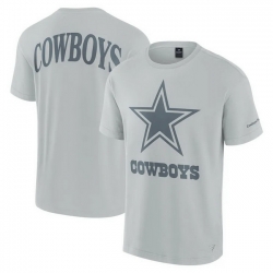 Men Fanatics Gray Dallas Cowboys Elements Iconic T Shirt