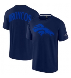 Men Fanatics Navy Denver Broncos Elements Iconic T Shirt