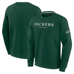 Men Fanatics Green Green Bay Packers Elements Unlimited Fleece Pullover Sweatshirt