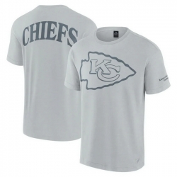 Men Fanatics Gray Kansas City Chiefs Elements Iconic T Shirt