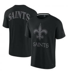 Men Fanatics Black New Orleans Saints Elements Iconic T Shirt