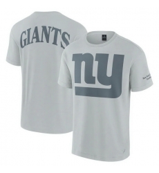 Men Fanatics Gray New York Giants Elements Iconic T Shirt