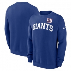 Men Nike Royal New York Giants Club Pullover Sweatshirt