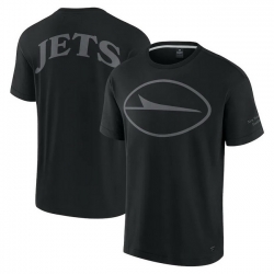 Men Fanatics Black New York Jets Elements Iconic T Shirt