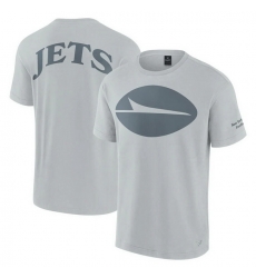 Men Fanatics Gray New York Jets Elements Iconic T Shirt