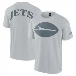 Men Fanatics Gray New York Jets Elements Iconic T Shirt