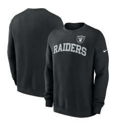 Men Nike Black Las Vegas Raiders Club Pullover Sweatshirt