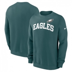 Men Nike Midnight Green Philadelphia Eagles Club Pullover Sweatshirt