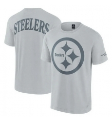 Men Fanatics Gray Pittsburgh Steelers Elements Iconic T Shirt