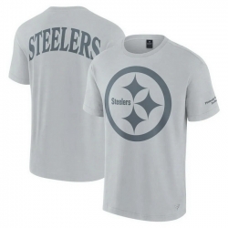 Men Fanatics Gray Pittsburgh Steelers Elements Iconic T Shirt