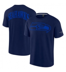 Men Fanatics College Navy Seattle Seahawks Elements Iconic T Shirt