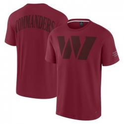 Men Fanatics Burgundy Washington Commanders Elements Iconic T Shirt