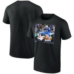 Men Jameson Williams Black Detroit Lions Nfl Flash Features Week 13 T Shirt