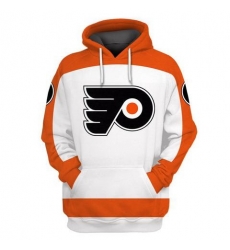 Men Philadelphia Flyers White All Stitched Hooded Sweatshirt