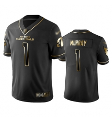 Cardinals 1 Kyler Murray Black Men Stitched Football Limited Golden Edition Jersey