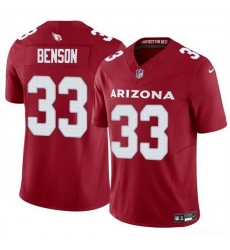 Men Arizona Cardinals 33 Trey Benson Red 2024 F U S E  Vapor Untouchable Limited Stitched