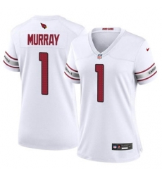 Women Arizona Cardinals 1 Kyler Murray White 2023 F U S E Vapor Limited Stitched Football Jersey