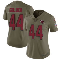 Womens Nike Cardinals #44 Markus Golden Olive  Stitched NFL Limited 2017 Salute to Service Jersey