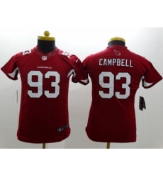 Youth Nike Arizona Cardinals #93 Calais Campbell Red Limited Jersey