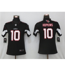 Women St.Louis Cardinals 10 DeAndre Hopkins Black  Color Jersey