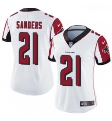 Womens Nike Atlanta Falcons 21 Deion Sanders Elite White NFL Jersey