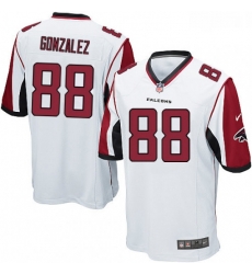 Youth Nike Atlanta Falcons 88 Tony Gonzalez Game White NFL Jersey