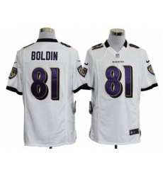 Nike Baltimore Ravens 81 Anquan Boldin white Game NFL Jersey