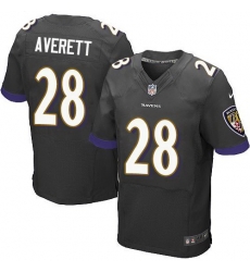 Nike Ravens Anthony Averett Black Elite Jersey