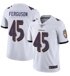 Ravens 45 Jaylon Ferguson White Men Stitched Football Vapor Untouchable Limited Jersey