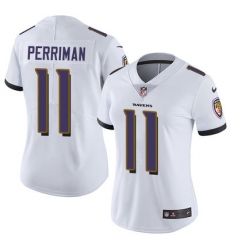 Nike Ravens #11 Breshad Perriman White Womens Stitched NFL Vapor Untouchable Limited Jersey