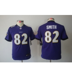 Youth Nike Baltimore Ravens 82 Torrey Smith Purple Color[Youth Limited Jerseys]