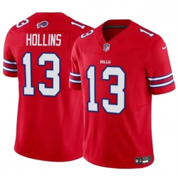 Men Buffalo Bills 13 Mack Hollins Red 2024 F U S E  Vapor Untouchable Limited Stitched Football Jersey