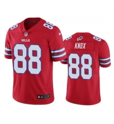 Men Buffalo Bills 88 Dawson Knox Red Vapor Untouchable Limited Stitched Jersey