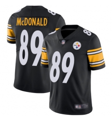 Steelers 89 Vance McDonald Black Team Color Men Stitched Football Vapor Untouchable Limited