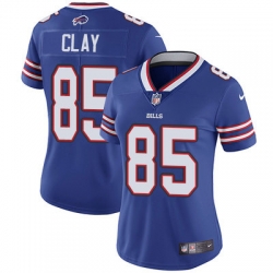 Nike Bills #85 Charles Clay Royal Blue Team Color Womens Stitched NFL Vapor Untouchable Limited Jersey