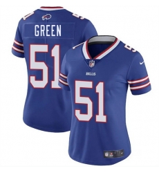 Women Buffalo Bills 51 Kendrick Green Blue Vapor Stitched Football Jersey