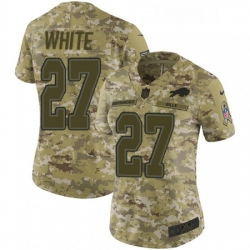 Womens Nike Buffalo Bills 27 TreDavious White Limited Camo 2018 Salute to Service NFL Jerse