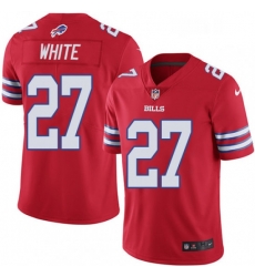 Youth Nike Buffalo Bills 27 TreDavious White Limited Red Rush Vapor Untouchable NFL Jersey