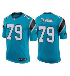 Men Carolina Panthers 79 Ikem Ekwonu 2022 Blue Stitched jersey