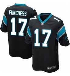 Nike Panthers #17 Devin Funchess Black Team Color Youth Stitched NFL Elite Jersey