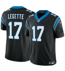 Youth Carolina Panthers 17 Xavier Legette Black 2024 F U S E Vapor Untouchable Limited Stitched Jersey