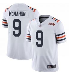 Bears 9 Jim McMahon White Alternate Men Stitched Football Vapor Untouchable Limited 100th Season Jersey