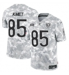 Men Chicago Bears 85 Cole Kmet 2024 F U S E Arctic Camo Salute To Service Limited Stitched Football Jersey