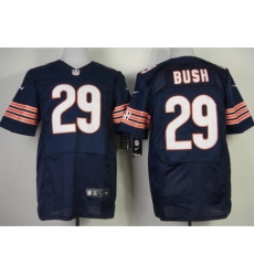 Nike Chicago Bears 29 Michael Bush Blue Elite NFL Jersey